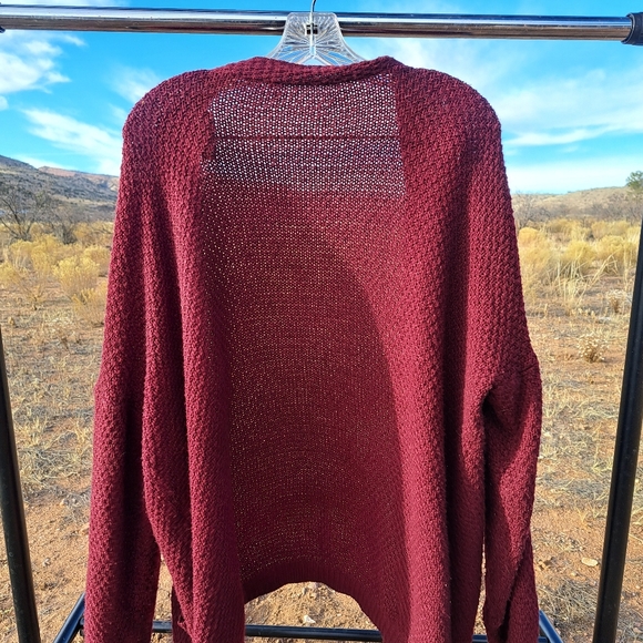 Red Oversized Sweater - Picture 3 of 3